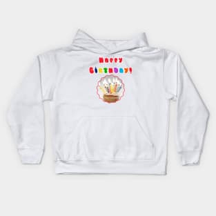 Say Happy Birthday! Kids Hoodie